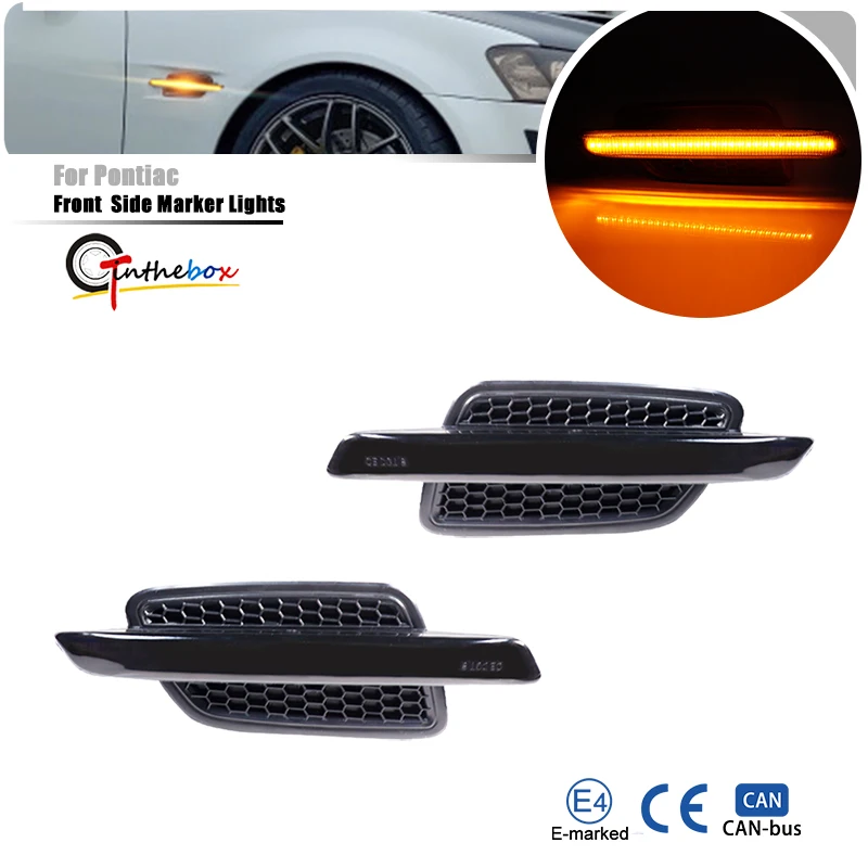 Car Front Fender Side Marker Clearance Lights LED Turn Signal Lights Parking Lights For Pontiac G8 2008 2009 Fender Flare Lamps
Car Front Fender Side Marker Clearance Lights LED Turn Signal Lights Parking Lights For Pontiac G8 2008 2009 Fender Flare Lamps