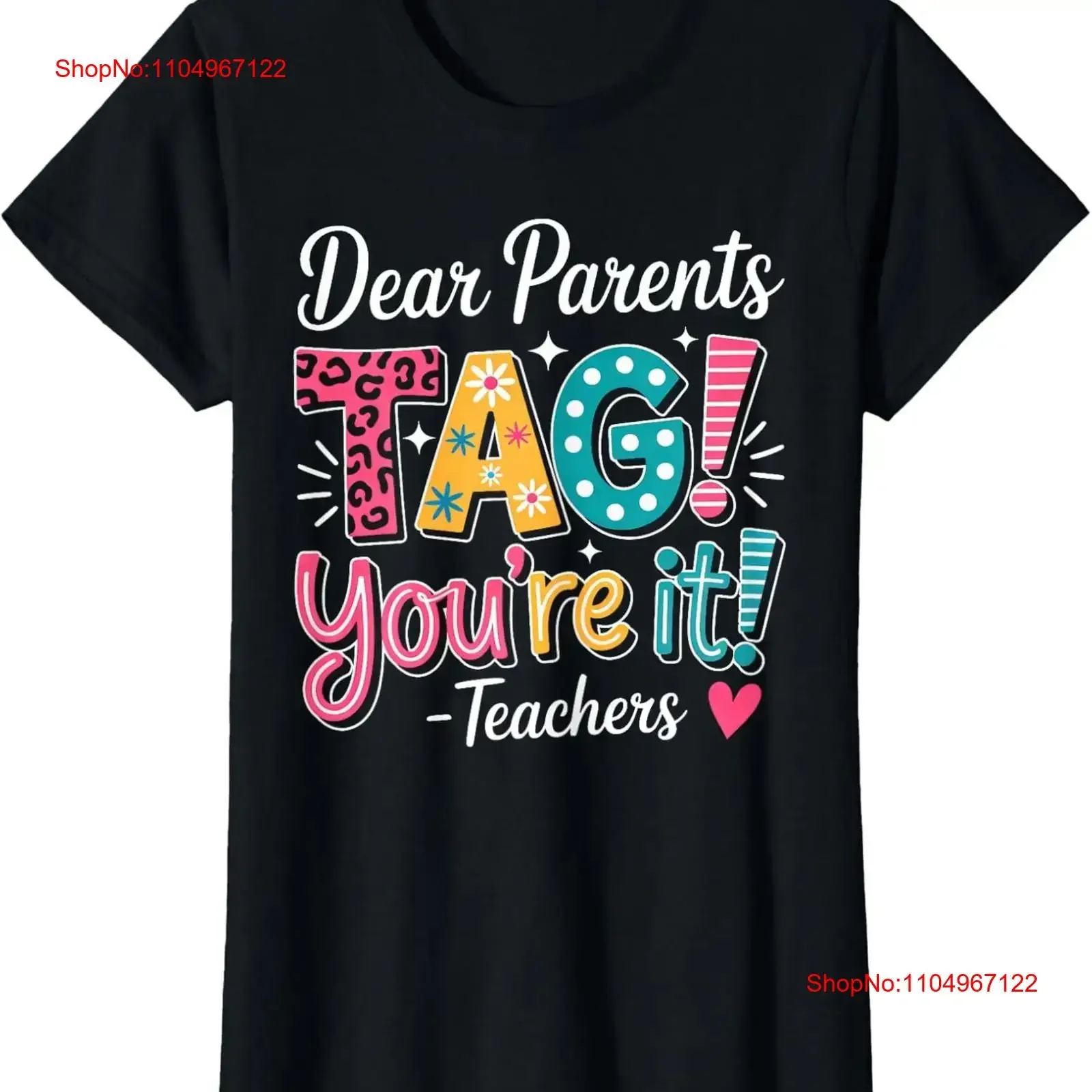 Dear Parents Tag Your It Teachers Last Day Ladies' Crewneck T Shirt vintage Washed Slightly streetwear Unisex
Dear Parents Tag Your It Teachers Last Day Ladies' Crewneck T Shirt vintage Washed Slightly streetwear Unisex
