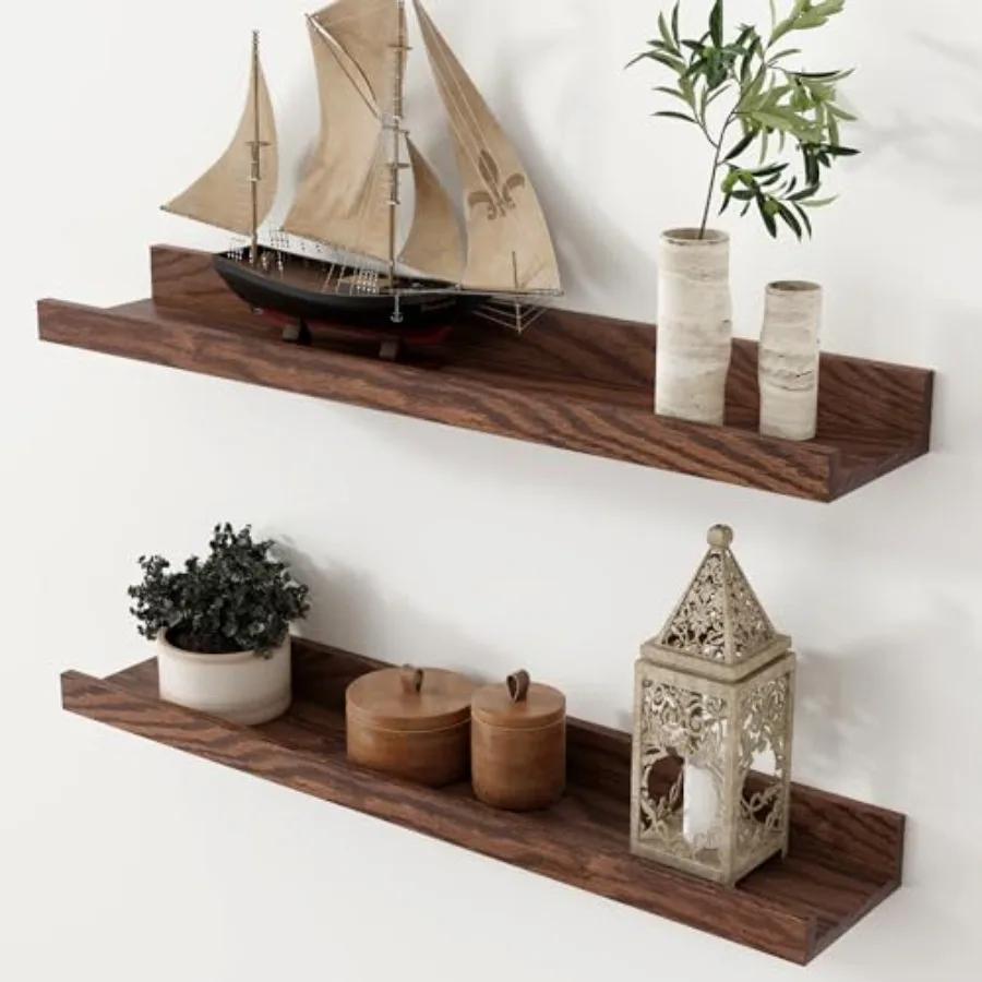 Oak Picture Ledge Shelf 24 Inch Floating Shelves Set of 2 Solid Oak Wood Wall Shelves with Lip Wall Decor Storage for Bedroom L
Oak Picture Ledge Shelf 24 Inch Floating Shelves Set of 2 Solid Oak Wood Wall Shelves with Lip Wall Decor Storage for Bedroom L
