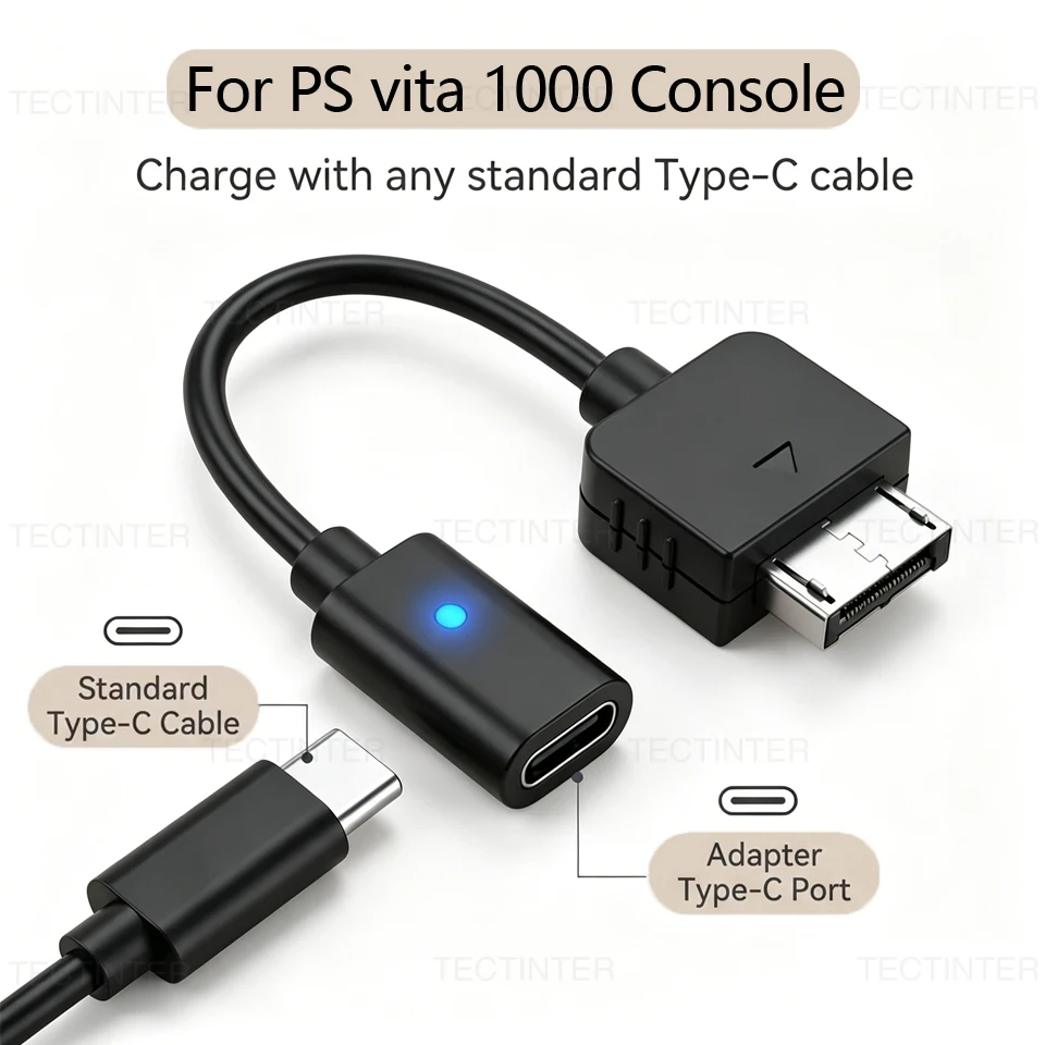 USB C Cable for PS Vita 1000 Console Charging Adapter Type C LED Power Convert Wire Cord for Playstation Vita 1000 Accessories
USB C Cable for PS Vita 1000 Console Charging Adapter Type C LED Power Convert Wire Cord for Playstation Vita 1000 Accessories