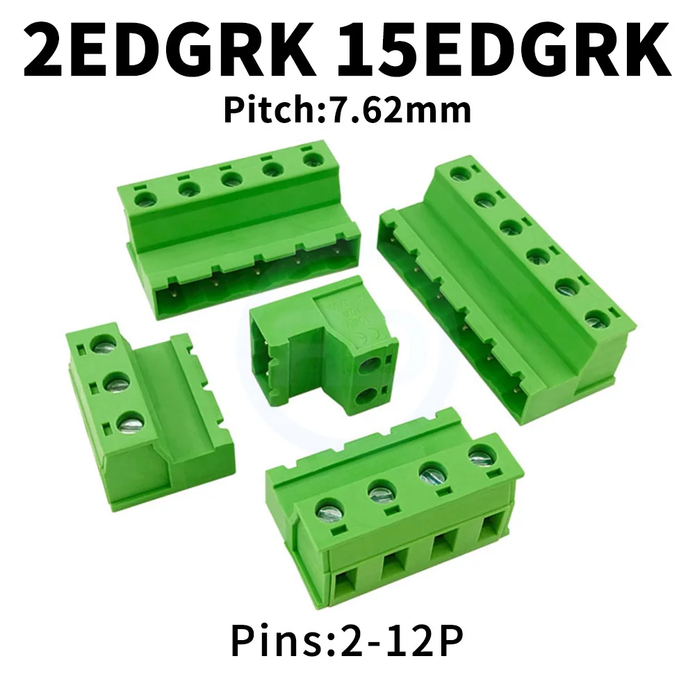 (10 pcs) KF 2EDGRK 7.62MM Plug-in Terminal Block Male Socket 15EDGRK Air Solderless Butt Socket 2EDG-7.62 2-12Pin
(10 pcs) KF 2EDGRK 7.62MM Plug-in Terminal Block Male Socket 15EDGRK Air Solderless Butt Socket 2EDG-7.62 2-12Pin