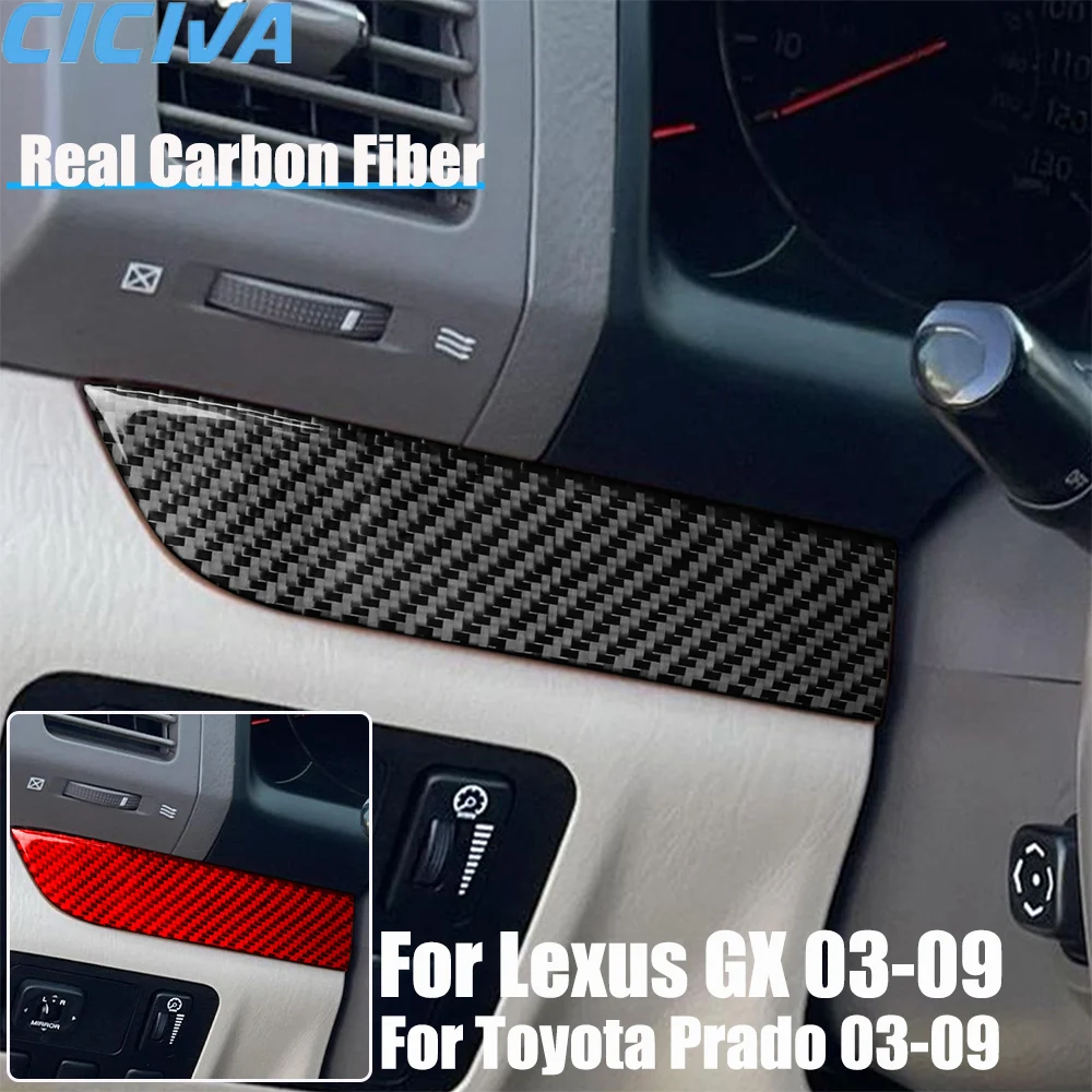 Настоящее углеродное волокно, автомобильные аксессуары, декоративная накладка на приборную панель водителя, мягкая наклейка для Lexus GX для Toyota Prado 2003-2009
Настоящее углеродное волокно, автомобильные аксессуары, декоративная накладка на приборную панель водителя, мягкая наклейка для Lexus GX для Toyota Prado 2003-2009