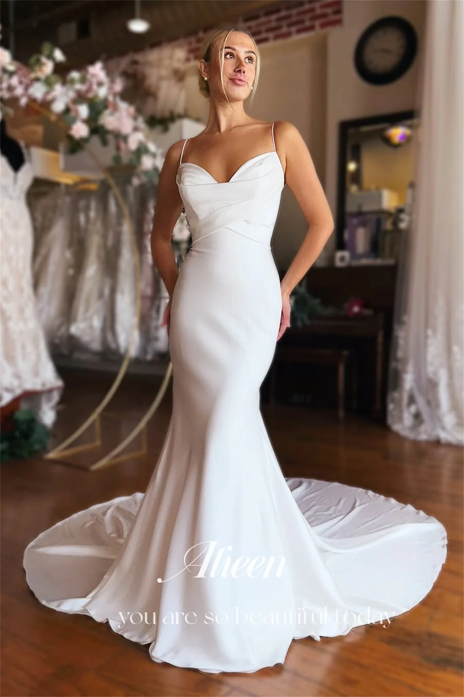 Aileen Satin Luxurious Women's Evening Dresses on Offer Customized Mermaid Prom Dresses for Special Occasions Sweetheart Dress
Aileen Satin Luxurious Women's Evening Dresses on Offer Customized Mermaid Prom Dresses for Special Occasions Sweetheart Dress