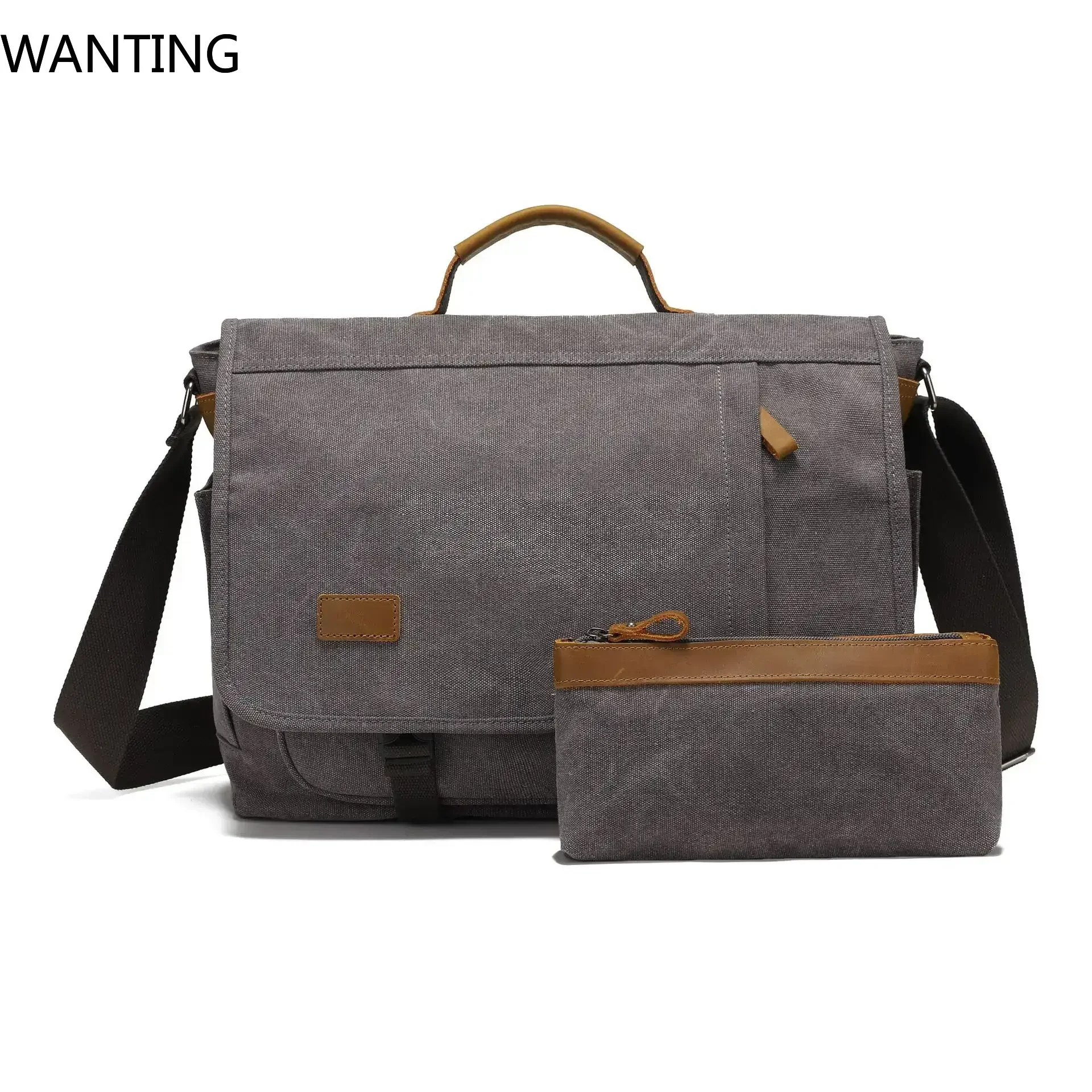 Canvas Shoulder Messenger Bag Men Business Laptop Bag For Macbook Laptop Backpack
Canvas Shoulder Messenger Bag Men Business Laptop Bag For Macbook Laptop Backpack