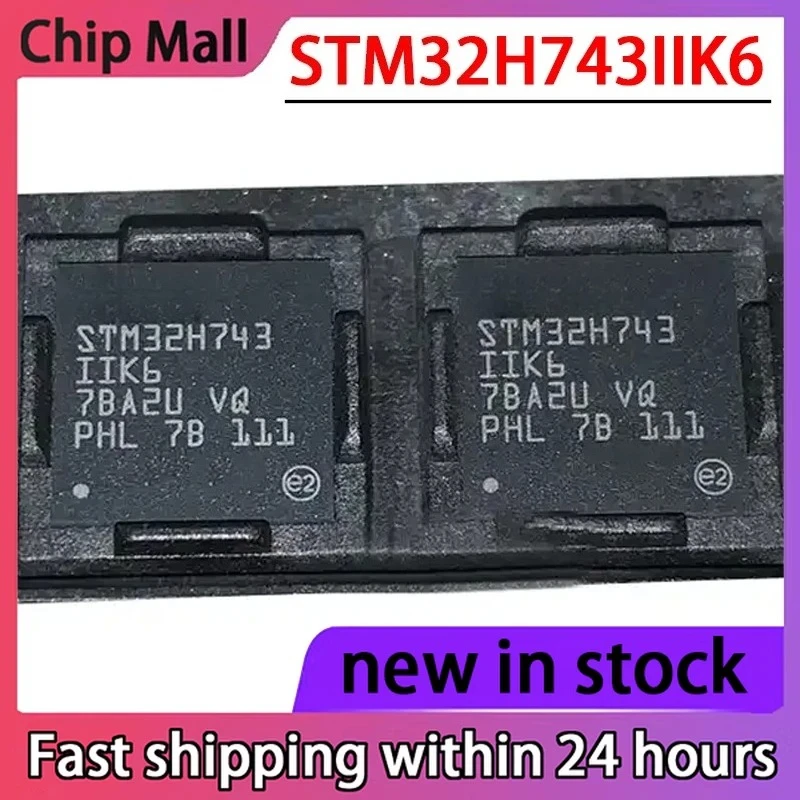 1PCS STM32H743IIK6 STM32H743 UFBGA-201 32-bit Microcontroller MCU
1PCS STM32H743IIK6 STM32H743 UFBGA-201 32-bit Microcontroller MCU