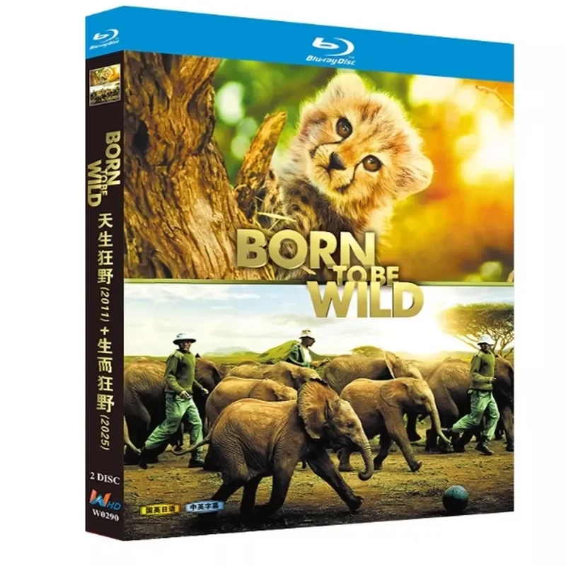Blu-ray BD Disc High Definition Documentary Born Wild + Born Wild 2011-2025 2 Discs with Mandarin Audio
Blu-ray BD Disc High Definition Documentary Born Wild + Born Wild 2011-2025 2 Discs with Mandarin Audio