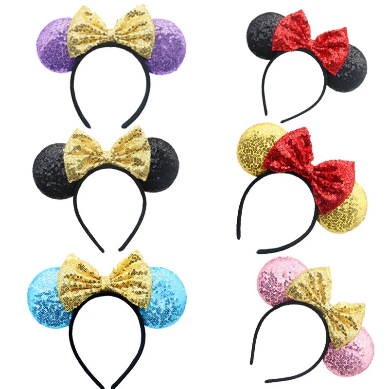 Christmas Mickey Mouse Headband Kawaii Bow Colorful Wide-Brim Headband Sequin Hair Accessory Girls' Gift
Christmas Mickey Mouse Headband Kawaii Bow Colorful Wide-Brim Headband Sequin Hair Accessory Girls' Gift