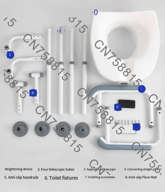 Elderly Bathroom Get Up Help Frame, No Punching Toilet Handrail, Spot Express Shipping
Elderly Bathroom Get Up Help Frame, No Punching Toilet Handrail, Spot Express Shipping