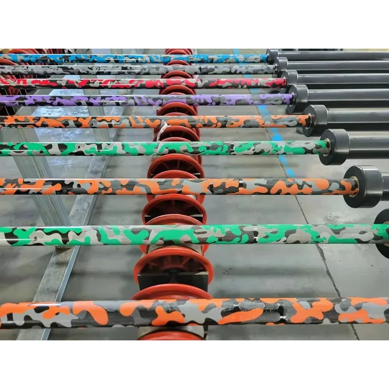 Wholesale 20kg 15kg Camo-Colored Gym Equipment Colorful Barbells for Weightlifting
Wholesale 20kg 15kg Camo-Colored Gym Equipment Colorful Barbells for Weightlifting