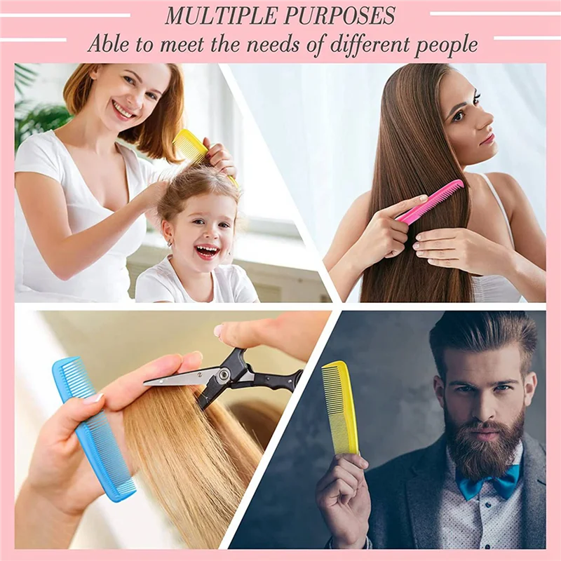 B01C-36 Pieces Colorful Hair Combs Set For Kids Women Men Colorful Plastic Fine Dressing Comb (Pink, Yellow, Blue)
B01C-36 Pieces Colorful Hair Combs Set For Kids Women Men Colorful Plastic Fine Dressing Comb (Pink, Yellow, Blue)
