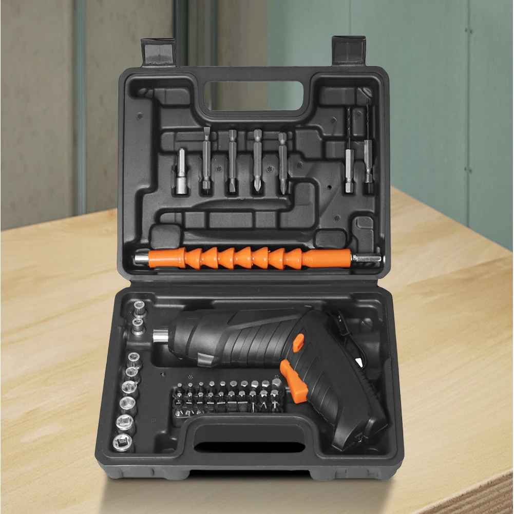 800mAh Cordless Electric Screwdriver Set Rechargeable Battery Screwdrivers with Driver Bit Impact Power Screwdriver GJ0521
800mAh Cordless Electric Screwdriver Set Rechargeable Battery Screwdrivers with Driver Bit Impact Power Screwdriver GJ0521