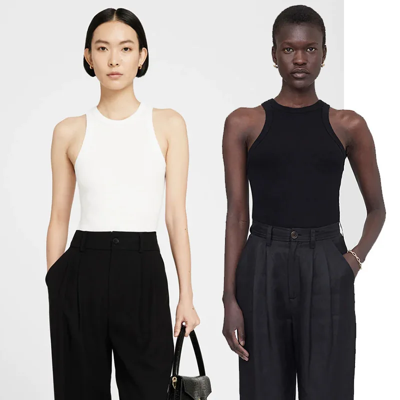 American Niche AB Solid Color I-shaped Off-the-shoulder High Elastic Threaded Cloth Black and White Women's Small Vest
American Niche AB Solid Color I-shaped Off-the-shoulder High Elastic Threaded Cloth Black and White Women's Small Vest