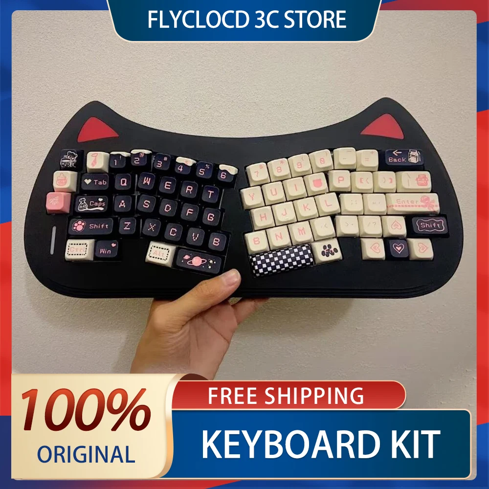 Alice67 Cat Keyboard Kit Wired Single-mode DIY Custom Acrylic Stacking Mechanical Keyboard Hot Plug Kit Split Ergo Keyboard Kit
Alice67 Cat Keyboard Kit Wired Single-mode DIY Custom Acrylic Stacking Mechanical Keyboard Hot Plug Kit Split Ergo Keyboard Kit