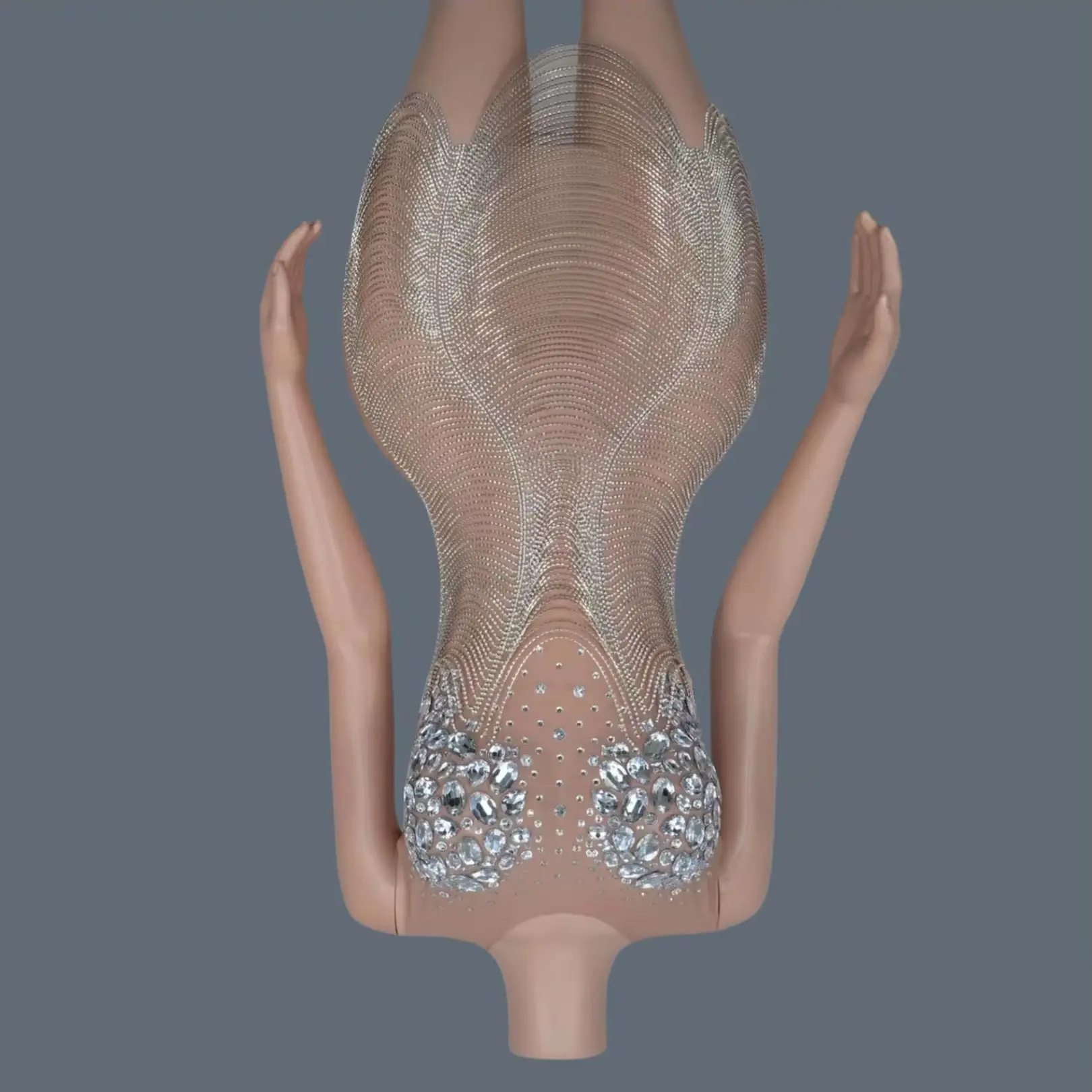 Women Crystals Sparkly Slip Dress Sexy Mesh See Through Prom Celebrate Birthday Party Evening Dress Photo Shoot Wear Daoying
Women Crystals Sparkly Slip Dress Sexy Mesh See Through Prom Celebrate Birthday Party Evening Dress Photo Shoot Wear Daoying