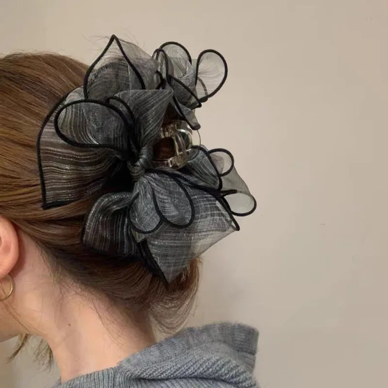 Large Mesh Bow Hair Claw Clip Extra Large Multi Layer Tulle Shiny Lightweight for Back of Head Bun Voluminous Hair Non Slip
Large Mesh Bow Hair Claw Clip Extra Large Multi Layer Tulle Shiny Lightweight for Back of Head Bun Voluminous Hair Non Slip