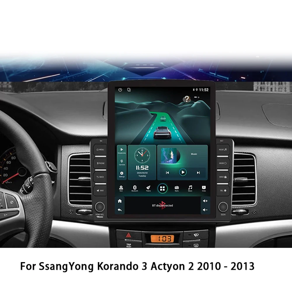 9.7 inch Car Radio For SsangYong Korando 3 Actyon 2 2010 - 2013 Android Auto Multimedia Video Player GPS Navigation No 2din dvd
9.7 inch Car Radio For SsangYong Korando 3 Actyon 2 2010 - 2013 Android Auto Multimedia Video Player GPS Navigation No 2din dvd