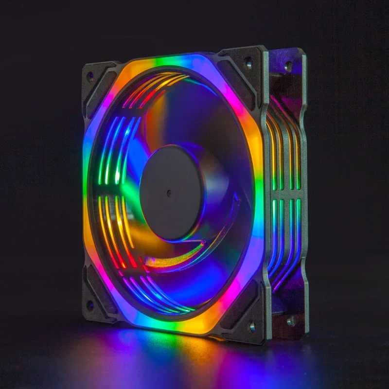 Chassis Fan 12CM Double-sided Luminous Spider Starlight Computer Silent Desktop Cooling Fan 16 Lights RGB Fan
Chassis Fan 12CM Double-sided Luminous Spider Starlight Computer Silent Desktop Cooling Fan 16 Lights RGB Fan