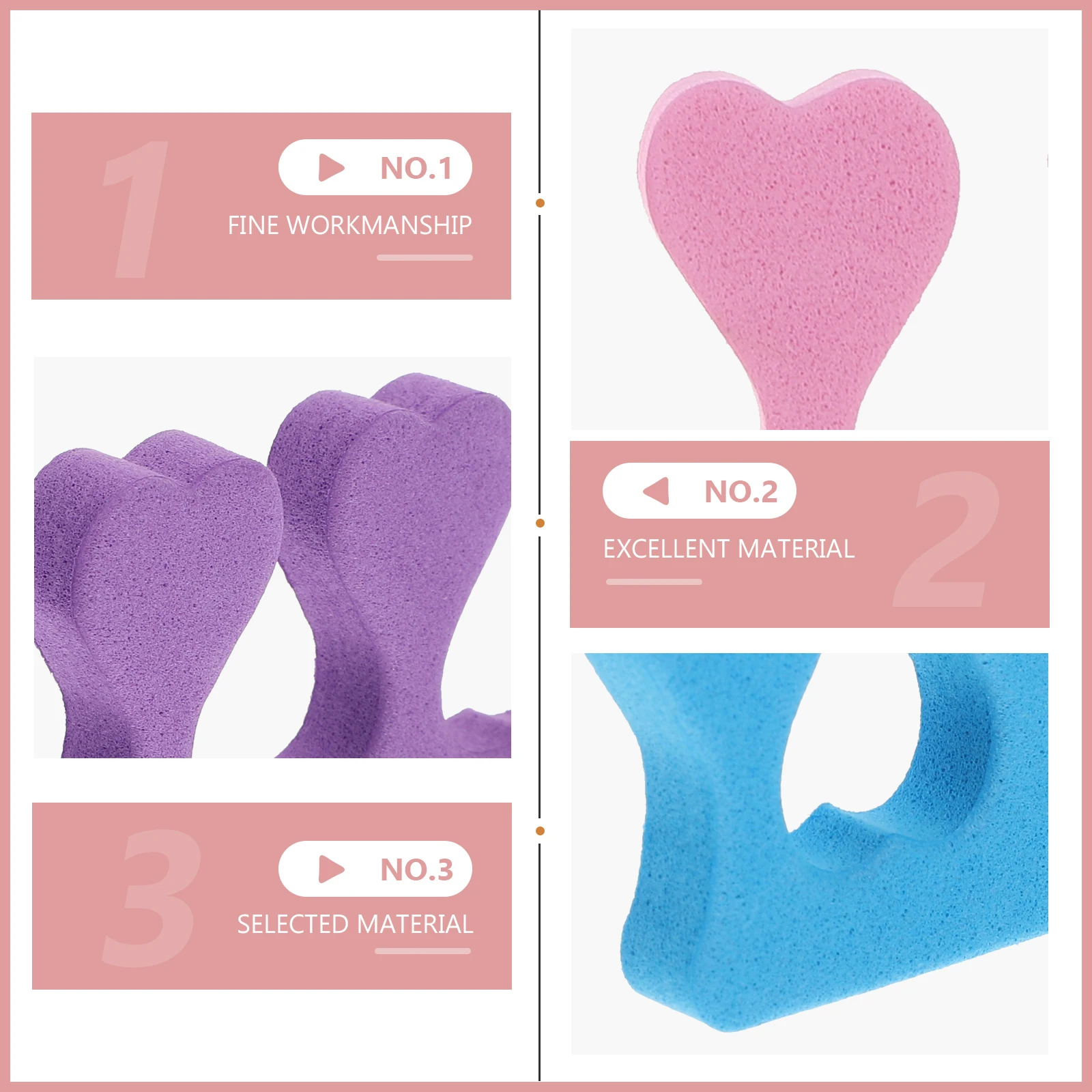 90 Pcs Toe Splitter Manicure Separators Tools Toenail Spacers Finger Dividers Separador Color High Elastic Eva Foam Material
90 Pcs Toe Splitter Manicure Separators Tools Toenail Spacers Finger Dividers Separador Color High Elastic Eva Foam Material
