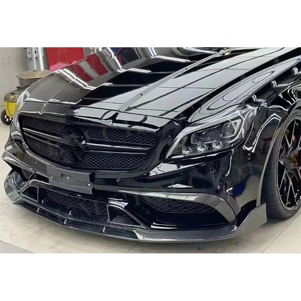 Carbon Fiber Car Front Bumper Splitters Front Bumper Fog Lamp Cover Trims for Benz CLS Class W218 CLS63 AMG 2015 - 2017 FRP
Carbon Fiber Car Front Bumper Splitters Front Bumper Fog Lamp Cover Trims for Benz CLS Class W218 CLS63 AMG 2015 - 2017 FRP