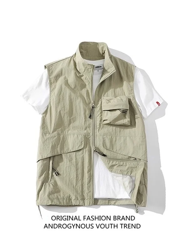 It ternnaths Trendy Brand Men's Summer Thin Qui Dry Svel Workwear Vest Breathable Lightweight Sports Tank Top
It ternnaths Trendy Brand Men's Summer Thin Qui Dry Svel Workwear Vest Breathable Lightweight Sports Tank Top