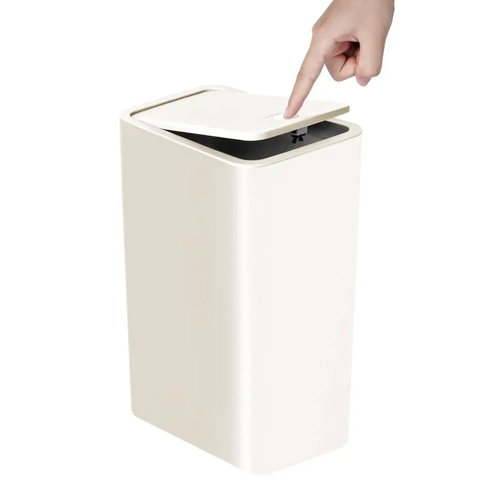 Bathroom Trash Can With Lid, 10 Liter/ 2.6 Gallon Slim Garbage Can, Small Trash Bin Waste Basket With -Up Lid For Kitchen,
Bathroom Trash Can With Lid, 10 Liter/ 2.6 Gallon Slim Garbage Can, Small Trash Bin Waste Basket With -Up Lid For Kitchen,