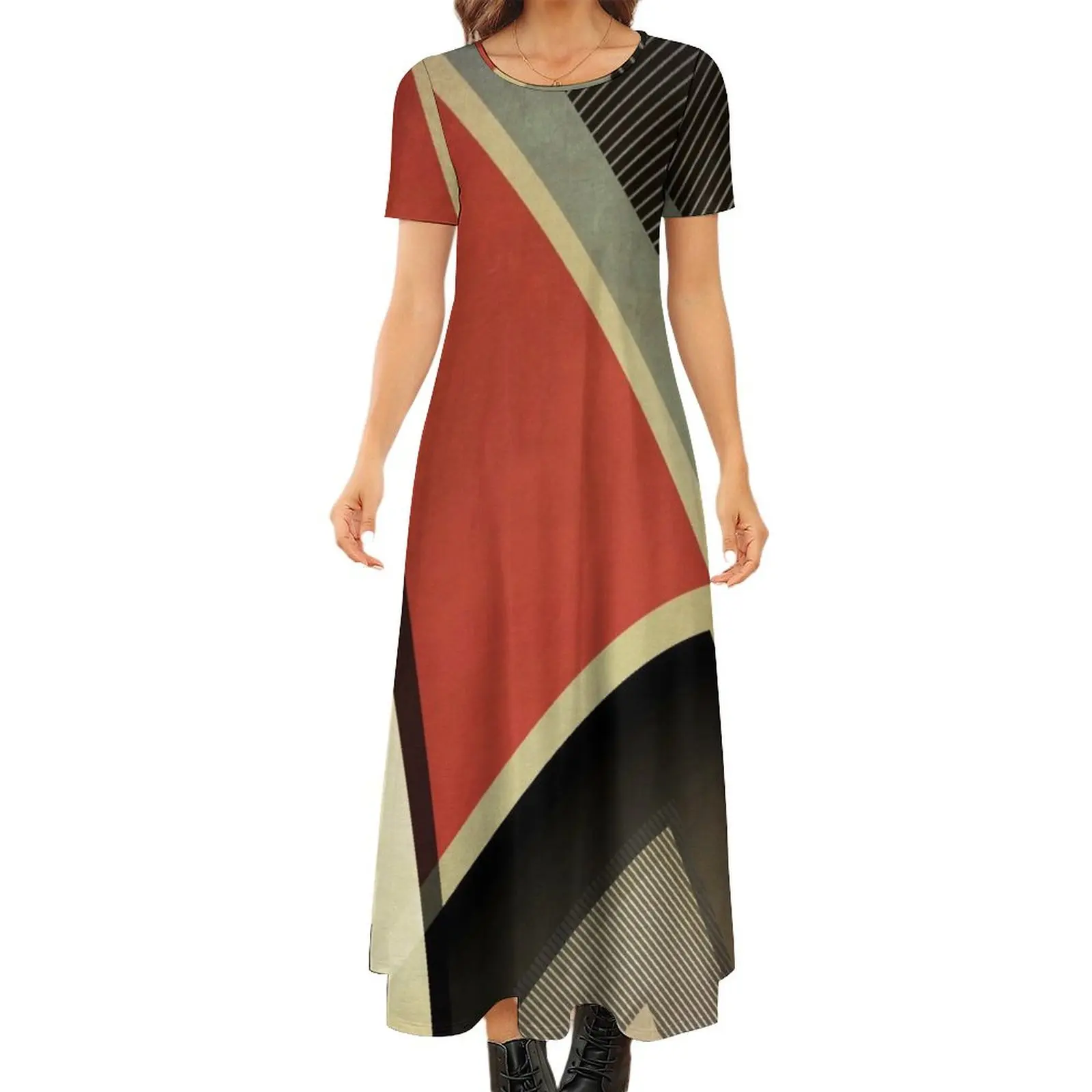 PJV/55 Round Neck Short Sleeve Dress women"s elegant loose dresses dresses women summer 2024 Dress vintage beach dresses
PJV/55 Round Neck Short Sleeve Dress women"s elegant loose dresses dresses women summer 2024 Dress vintage beach dresses
