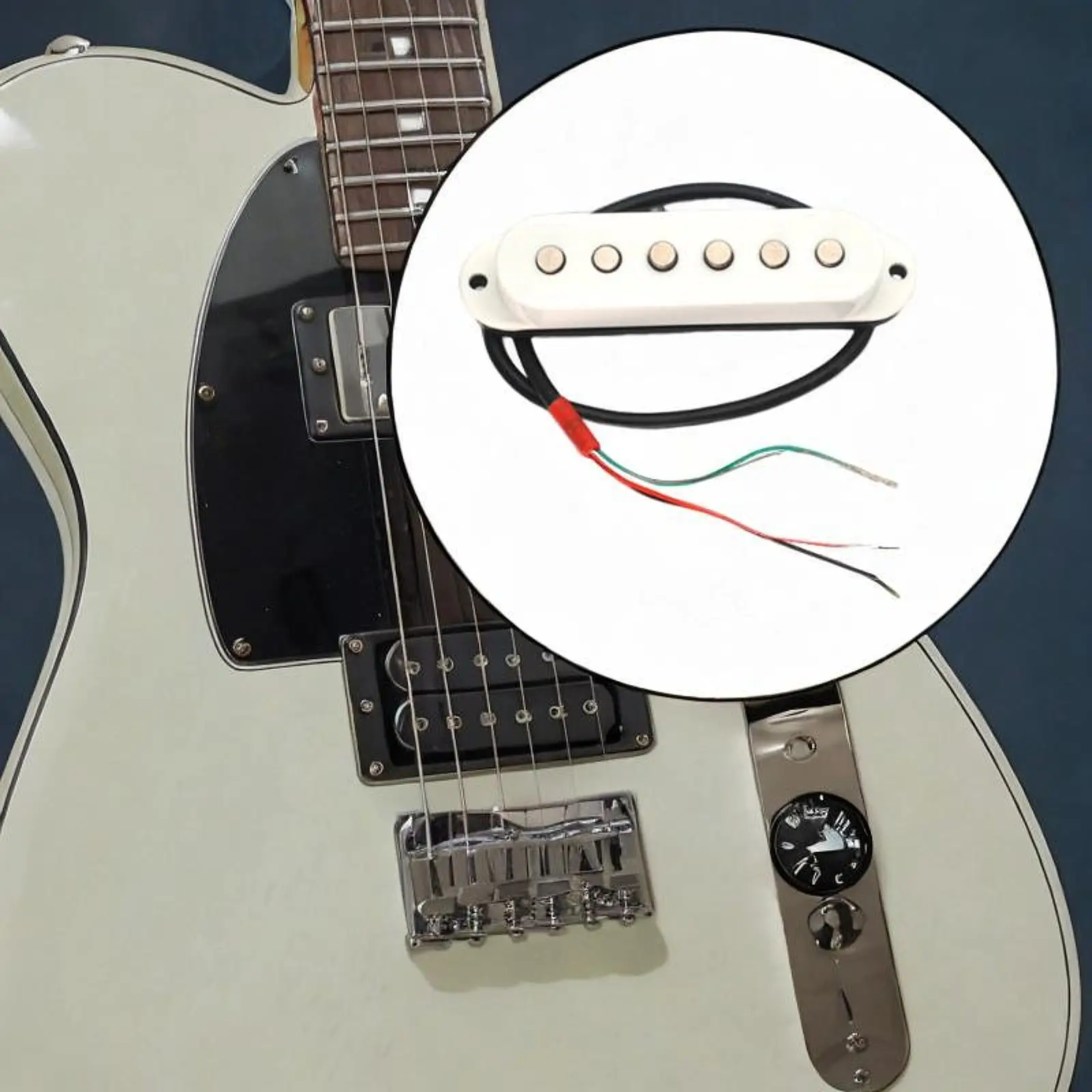 Electric Guitar Single Pickup Kit with PP and Alnico Material for Precision Resistance Sound Studio Guitar Setup
Electric Guitar Single Pickup Kit with PP and Alnico Material for Precision Resistance Sound Studio Guitar Setup