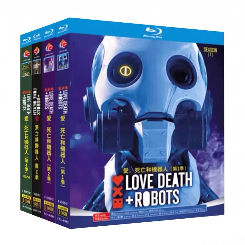 Love Death & Robots Seasons 1–4 Blu-ray HD TV Series BD Box Set with Simplified Chinese English Korean and Japanese Subtitles
Love Death & Robots Seasons 1–4 Blu-ray HD TV Series BD Box Set with Simplified Chinese English Korean and Japanese Subtitles