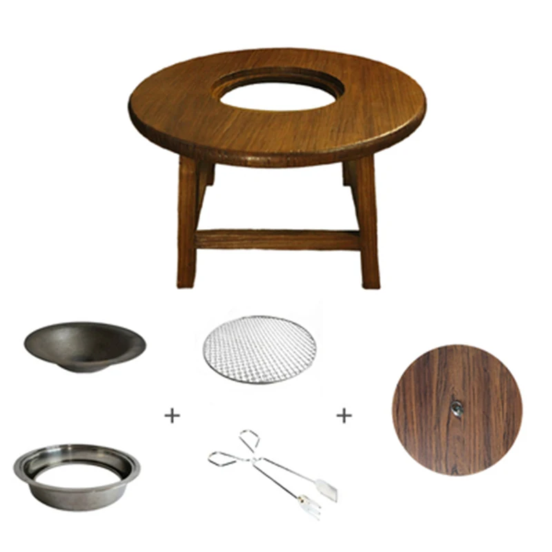 Furnace tea table old elm small round table household charcoal fire stove tea table indoor new Chinese solid wood hot pot
Furnace tea table old elm small round table household charcoal fire stove tea table indoor new Chinese solid wood hot pot