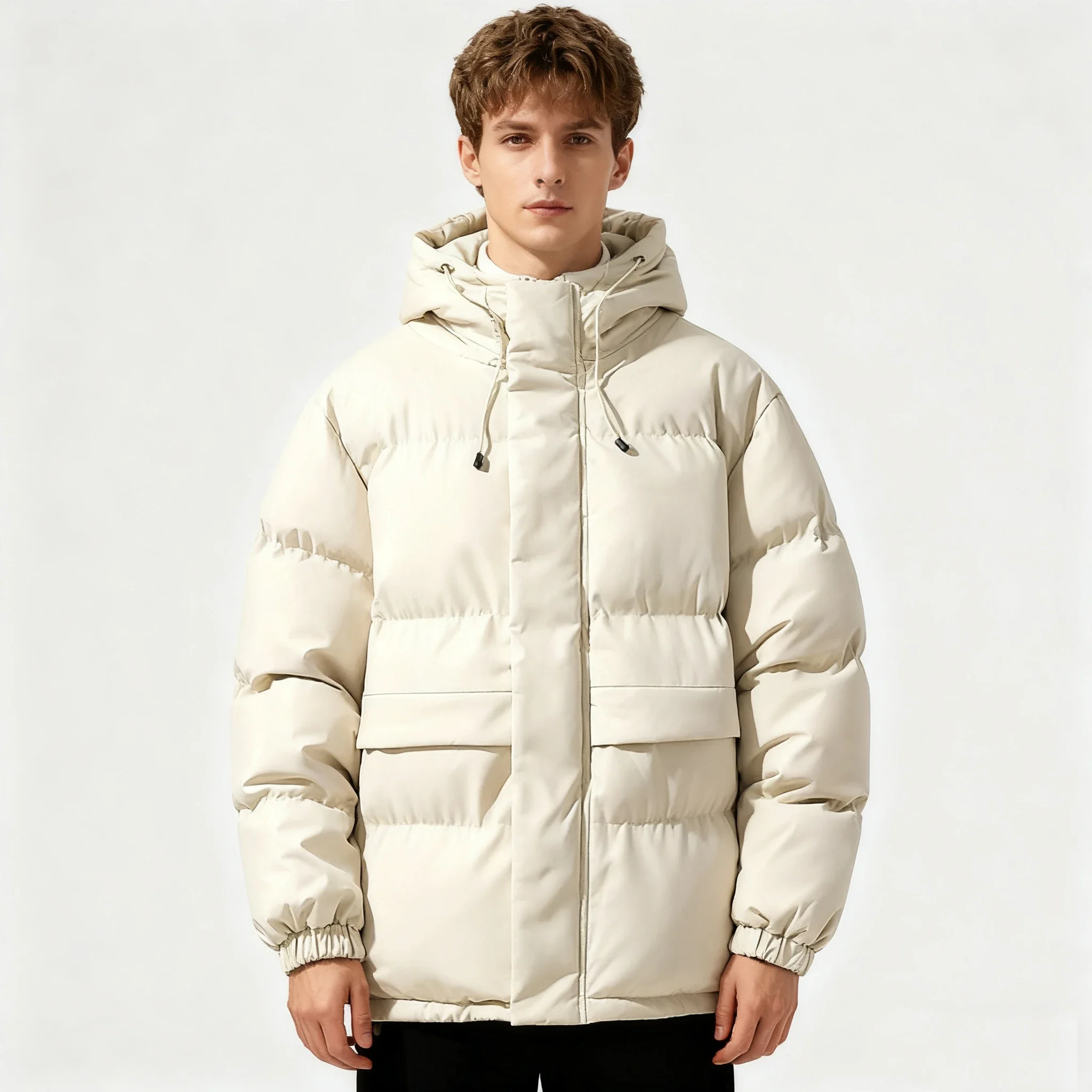 2025 New Mens Winter Thickened Down Cotton Jacket Youth Fashion Trend Coat Warm Parka Ins Style Outdoor Windproof Clothing
2025 New Mens Winter Thickened Down Cotton Jacket Youth Fashion Trend Coat Warm Parka Ins Style Outdoor Windproof Clothing