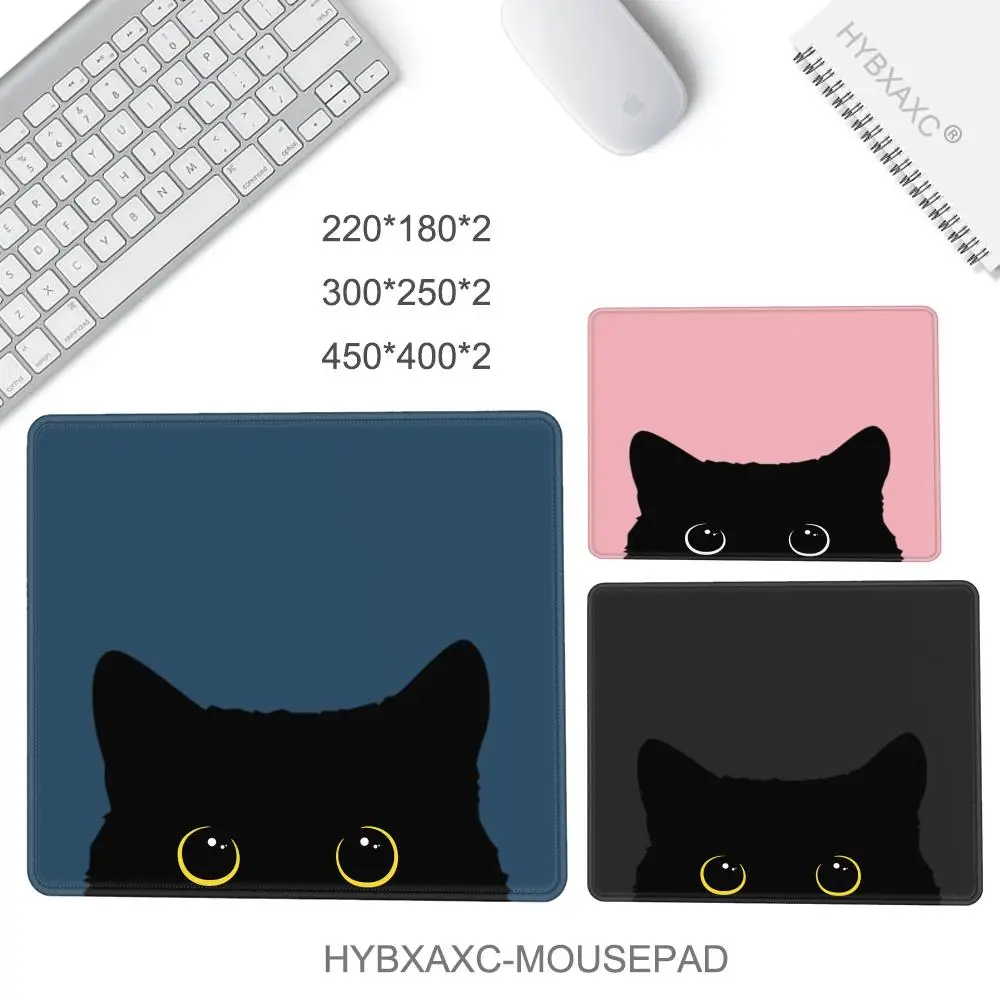 Black Cat Mousepad Small Office Computer Desk Mat Table Keyboard Big Mouse Pad Laptop Cushion Non-slip Deskpad Home Decor
Black Cat Mousepad Small Office Computer Desk Mat Table Keyboard Big Mouse Pad Laptop Cushion Non-slip Deskpad Home Decor