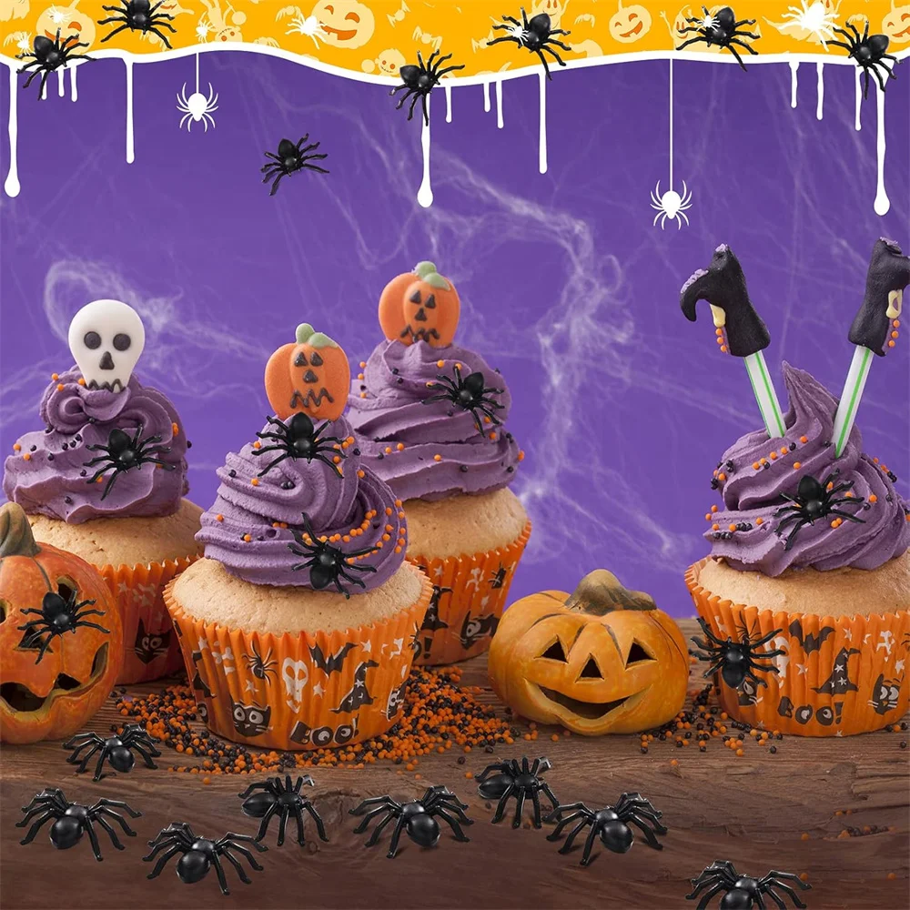 50/100Pcs Halloween Decorative Spiders Small Black Plastic Fake Spider Toys Halloween Funny Joke Prank Realistic Props
50/100Pcs Halloween Decorative Spiders Small Black Plastic Fake Spider Toys Halloween Funny Joke Prank Realistic Props