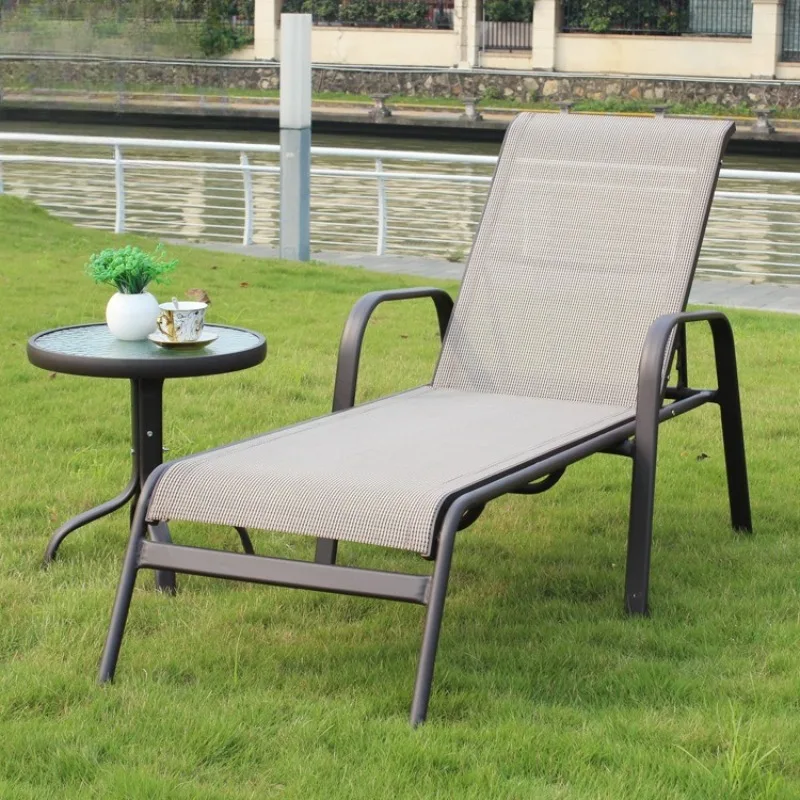 Outdoor leisure recliner bed and breakfast recliner outdoor garden hotel villa mesh bed high-end beach chair
Outdoor leisure recliner bed and breakfast recliner outdoor garden hotel villa mesh bed high-end beach chair