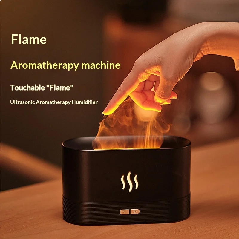 Flame Aroma Diffuser Simulated Fire Mood Light Desktop Humidifier for Office Home
Flame Aroma Diffuser Simulated Fire Mood Light Desktop Humidifier for Office Home