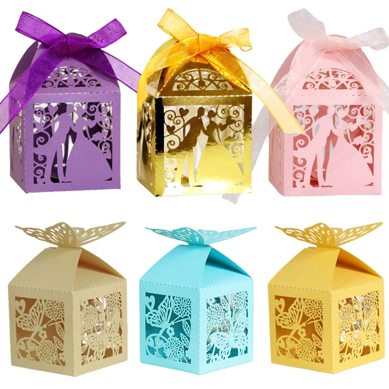 200pcs Wedding Bride Bridegroom Gift Box Butterfly Candy Chocolate Pcakaing Boxes For Guest Valentine's Day Wedding Party Favors
200pcs Wedding Bride Bridegroom Gift Box Butterfly Candy Chocolate Pcakaing Boxes For Guest Valentine's Day Wedding Party Favors