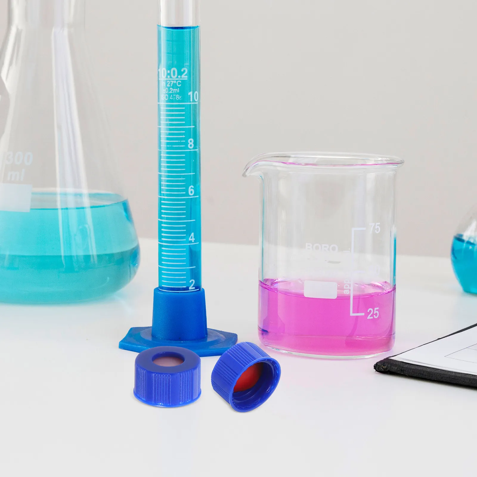 50Pcs Sample Vial Screw Caps Autosampler Leakproof Plastic Small Chromatographic Headspace Bottles Sealing Caps Replacement
50Pcs Sample Vial Screw Caps Autosampler Leakproof Plastic Small Chromatographic Headspace Bottles Sealing Caps Replacement
