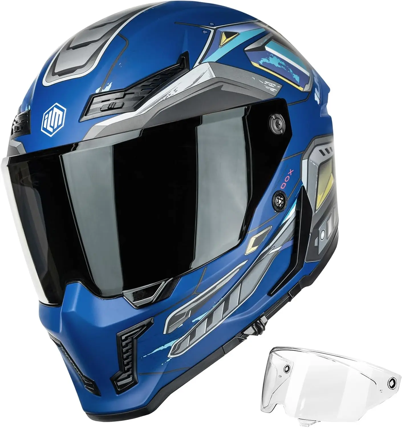 (Large)Motorcycle Helmets for Adult Men Women Full Face DOT ECE Powersports Dual Visor Street Racing Helmet with Pinlock Cascos
(Large)Motorcycle Helmets for Adult Men Women Full Face DOT ECE Powersports Dual Visor Street Racing Helmet with Pinlock Cascos