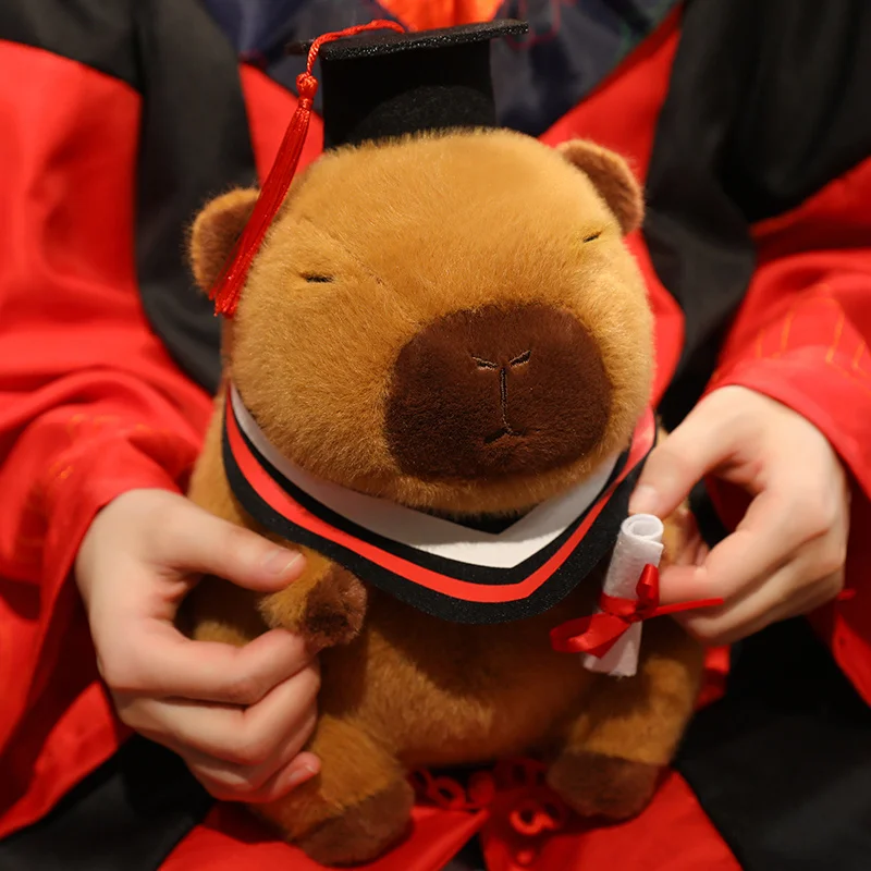 20-25 см Kawaii Выпускной Доктор Капибара плюшевая игрушка милая рождественская шляпа Капибала мягкая кукла для мальчиков и девочек студентов подарок на выпускной 
20-25 см Kawaii Выпускной Доктор Капибара плюшевая игрушка милая рождественская шляпа Капибала мягкая кукла для мальчиков и девочек студентов подарок на выпускной