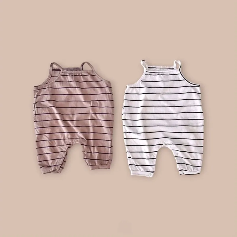 ZOETOPKID Summer Baby Sleeveless Striped Romper Boy Girl Bodysuit Newborn Cotton Sling Jumpsuit Cute Toddler Casual Clothes
ZOETOPKID Summer Baby Sleeveless Striped Romper Boy Girl Bodysuit Newborn Cotton Sling Jumpsuit Cute Toddler Casual Clothes