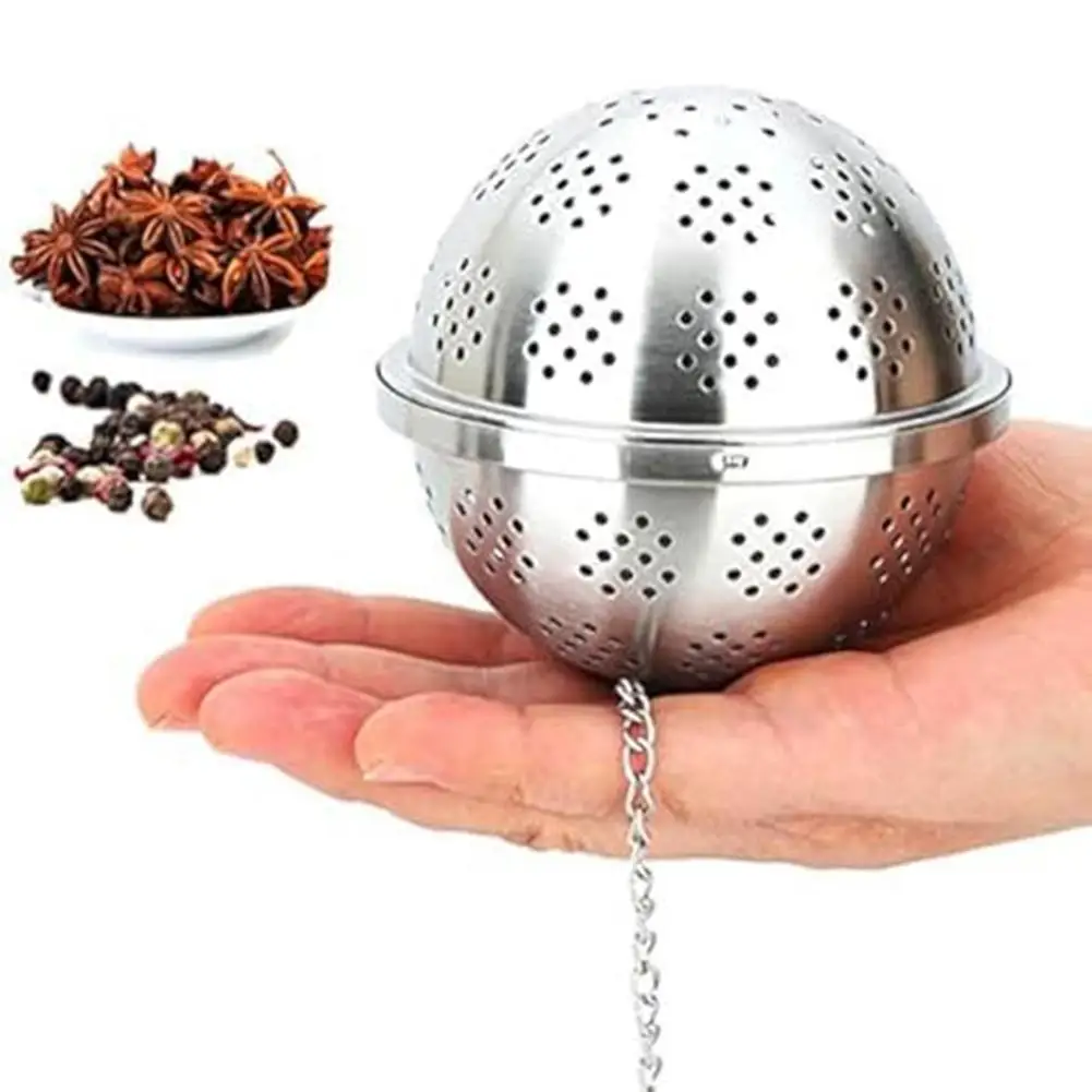 304 Stainless Steel For Tea Ball Infuser for Loose Leaf For Tea Soup Spices Hot Pot and Stew Herb Filtering Use
304 Stainless Steel For Tea Ball Infuser for Loose Leaf For Tea Soup Spices Hot Pot and Stew Herb Filtering Use
