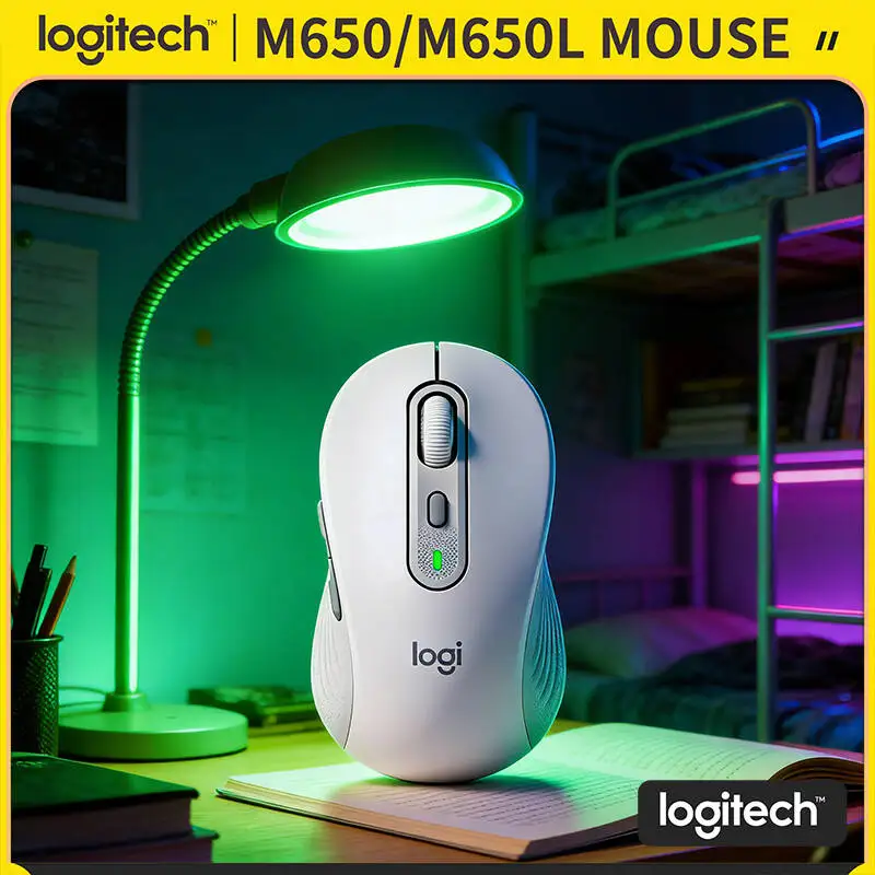 Logitech M650/M650L Ergonomic Mouse - Recycled Plastic Parts, Bluetooth + Bolt Connect, 5 Programmable Buttons, 10m Range
Logitech M650/M650L Ergonomic Mouse - Recycled Plastic Parts, Bluetooth + Bolt Connect, 5 Programmable Buttons, 10m Range