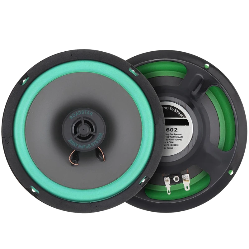 2Pc 6.5 Inch 160W Car Hifi Coaxial Speaker Vehicle Door Auto Audio Music Stereo Subwoofer Full Range Frequency Speakers
2Pc 6.5 Inch 160W Car Hifi Coaxial Speaker Vehicle Door Auto Audio Music Stereo Subwoofer Full Range Frequency Speakers