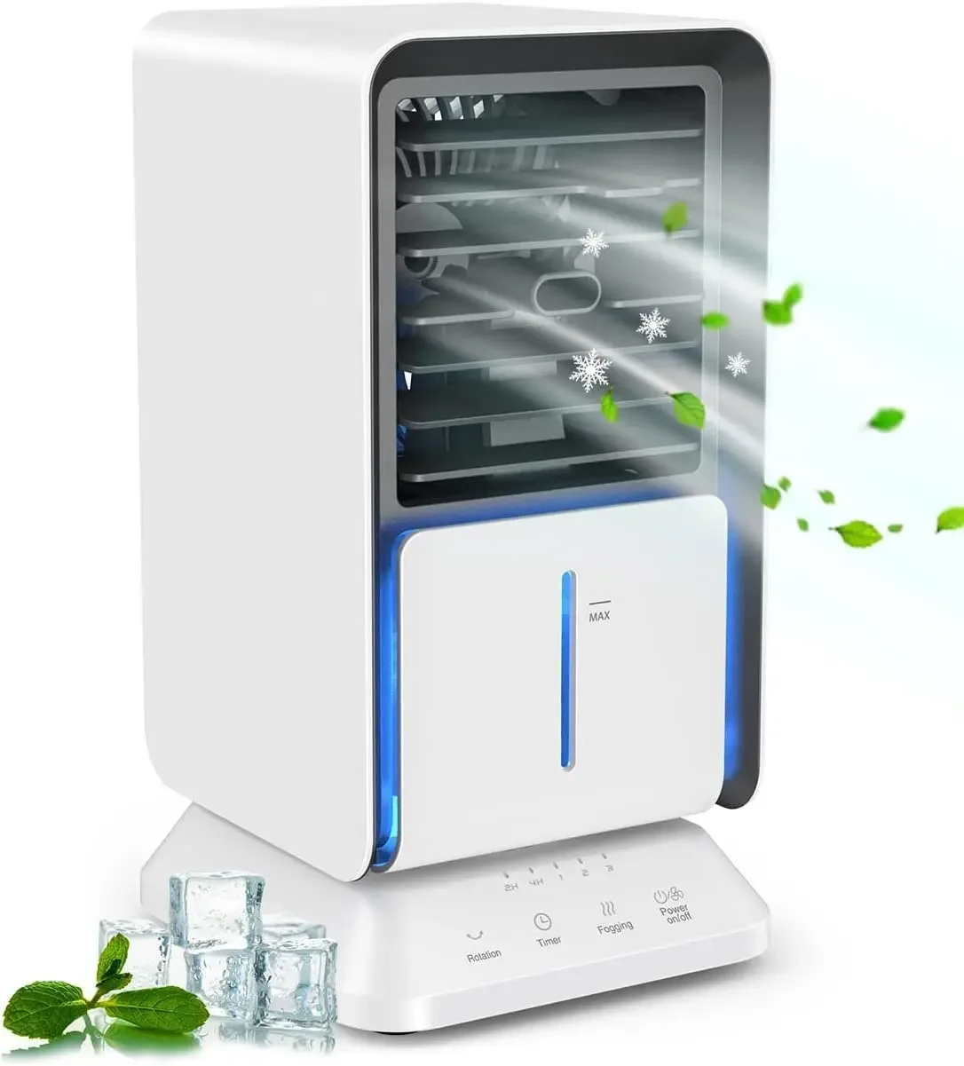 Air Conditioner Fan, Personal Mini Air Conditioner Evaporative Air Cooler, Oscillating Air Cooler Desk Fan with 3 Speeds Level,
Air Conditioner Fan, Personal Mini Air Conditioner Evaporative Air Cooler, Oscillating Air Cooler Desk Fan with 3 Speeds Level,