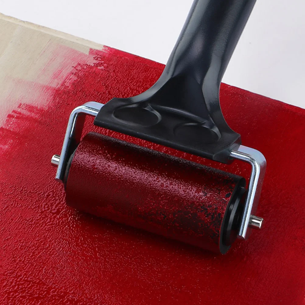 Printmaking Roller Rubber Roller Ergonomic Handle for Ink Rubbing Printmaking Supplies Craft Projects Tool
Printmaking Roller Rubber Roller Ergonomic Handle for Ink Rubbing Printmaking Supplies Craft Projects Tool