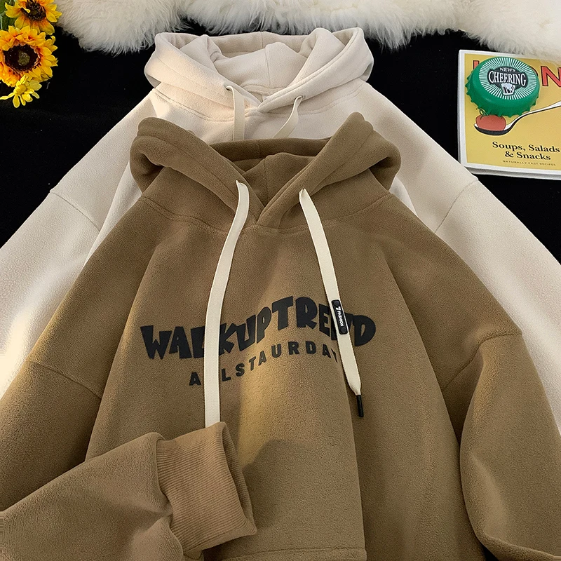 Men's Fce Lined Hoodie Thiened Autumn Winter Casual Loose Fit Sweatirt Youthful Sle Printed Design No Ironing Needed
Men's Fce Lined Hoodie Thiened Autumn Winter Casual Loose Fit Sweatirt Youthful Sle Printed Design No Ironing Needed