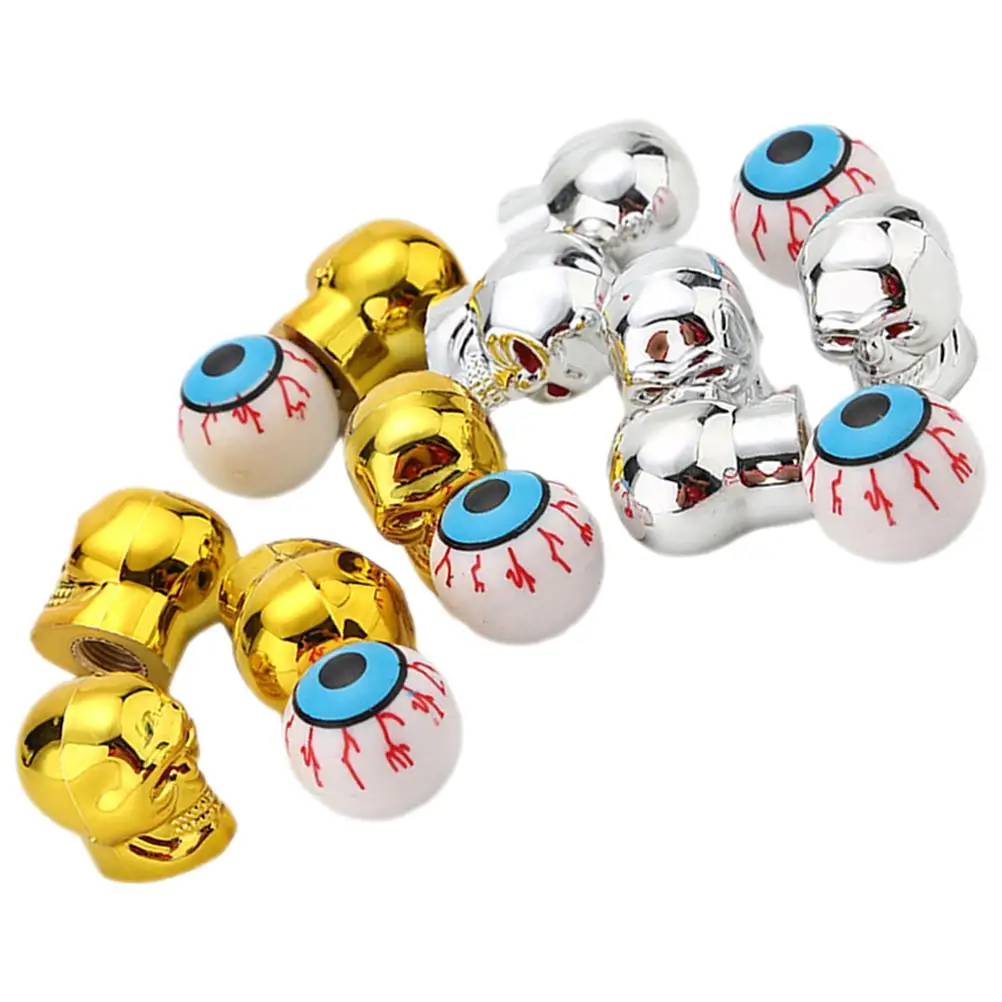 15 Pcs Skull Ghost Head Car Dust Cover Tire Valves Accessories Caps Copper Core
15 Pcs Skull Ghost Head Car Dust Cover Tire Valves Accessories Caps Copper Core