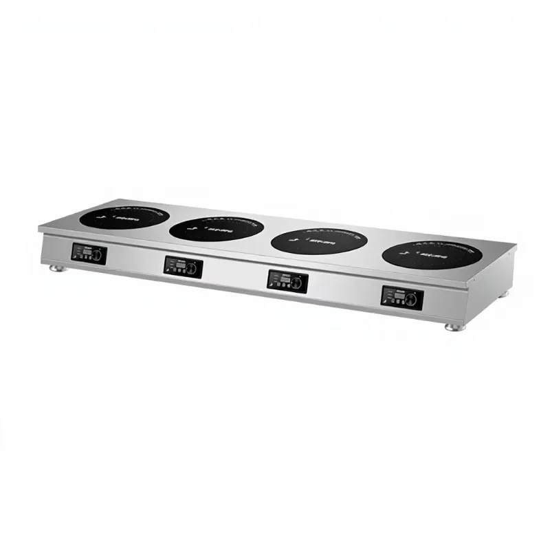 Commercial 4 Head Induction Stove F-288Q Desktop Independent Control for Malatang Fast Food Restaurant
Commercial 4 Head Induction Stove F-288Q Desktop Independent Control for Malatang Fast Food Restaurant