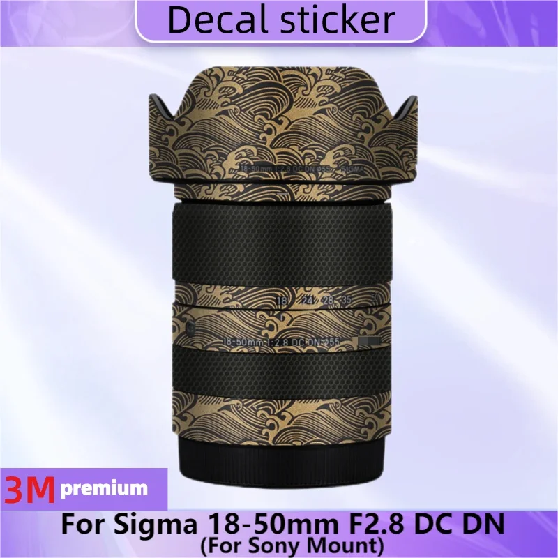 For Sigma 18-50mm F2.8 DC DN (For Sony Mount) Anti-Scratch Camera Lens Sticker Coat Wrap Protective Film Body Protector Skin
For Sigma 18-50mm F2.8 DC DN (For Sony Mount) Anti-Scratch Camera Lens Sticker Coat Wrap Protective Film Body Protector Skin