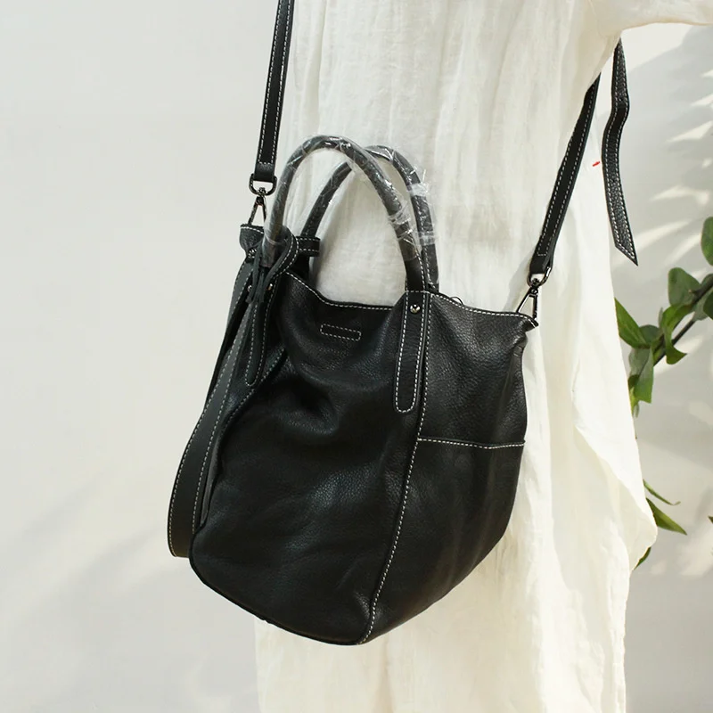 Genuine Leather Bags New Korean Style First Layer Cowhide Casual Messenger Women's Shoulder Composite Bag
Genuine Leather Bags New Korean Style First Layer Cowhide Casual Messenger Women's Shoulder Composite Bag