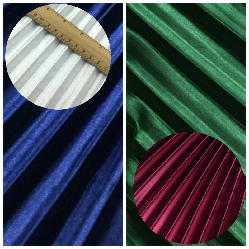 Pure Color Satin Pleated Fabric Summer Organ Solid for Half Length Skirt Clothing Designer Cloth Diy Sewing By The Meter
Pure Color Satin Pleated Fabric Summer Organ Solid for Half Length Skirt Clothing Designer Cloth Diy Sewing By The Meter